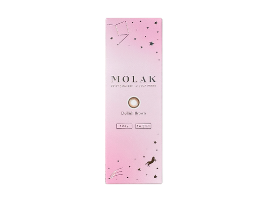 MOLAK 1 Day Dollish Brown 10 Pack