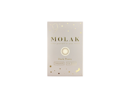 MOLAK 1 Month Dark Peony 2 Pack