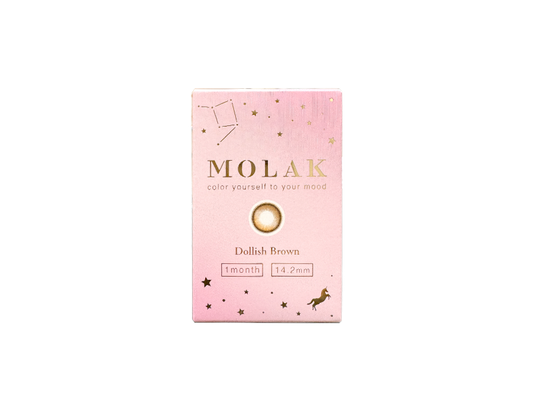 MOLAK 1 Month Dollish Brown 2 Pack