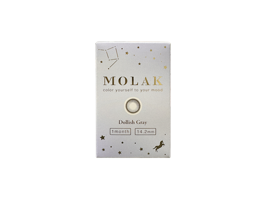 MOLAK 1 Month Dollish Gray 2 Pack