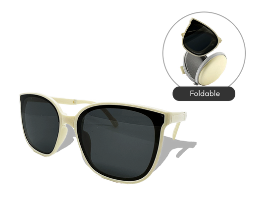 Foldable Youth Sunglasses (White)